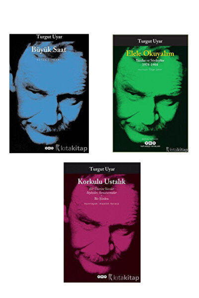 Yapı Kredi Yayınları TURGUT UYAR 3 KİTAP ÖZEL SET+KRAFT DEFTER HEDİYE(ELELE O...