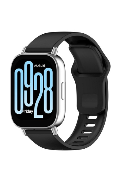 Beline Black Silicone Strap for Xiaomi Redmi Watch 5 – Comfortable & Durable