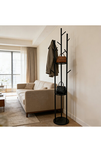 Bleco Modern metal coat rack, branch-shaped hanger, luxury living room coat r...