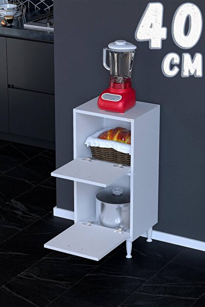 Modilayn Loya 32,5 cm Derinlik, 1 Küçük Kapaklı Çok Amaçlı Mutfak Dolabı (Far...