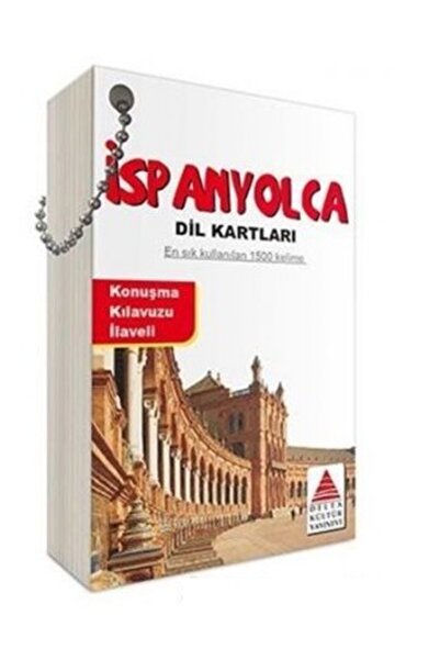 Delta Kültür Yayınevi İspanyolca Dil Kartları
