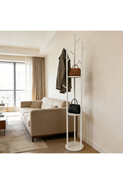 Bleco Modern metal coat rack, branch-shaped hanger, luxury living room coat r...