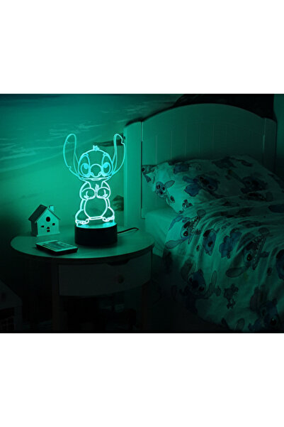 DUDU Decorative LED lamp – animated figure model, with RGB remote control