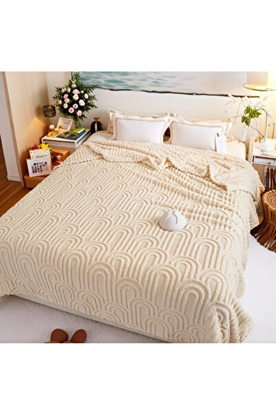 FIONNA.RO Cocolino Blanket Medium Thickness Nordic Zen 200x230cm - Cream