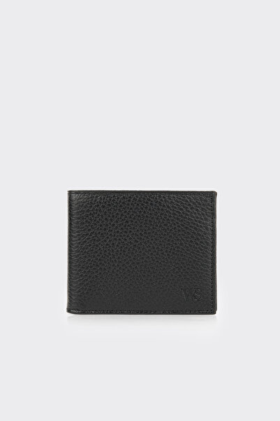 White Stone Black premium horizontal leather men's wallet