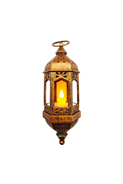 Yusuf Dirik YD Party Supplies Ledli Fener Eskitme Model 20 cm