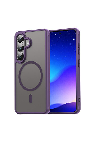 Techsuit Carcasă HaloFrost II MagSafe pentru Samsung Galaxy S26, violet