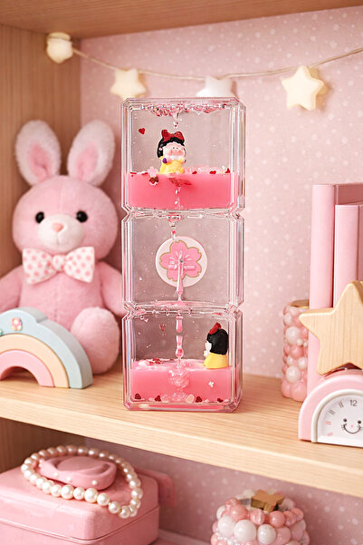 ASELYA Mini Masal Şelalesi - Pembe Kız- Hediyelik Obje