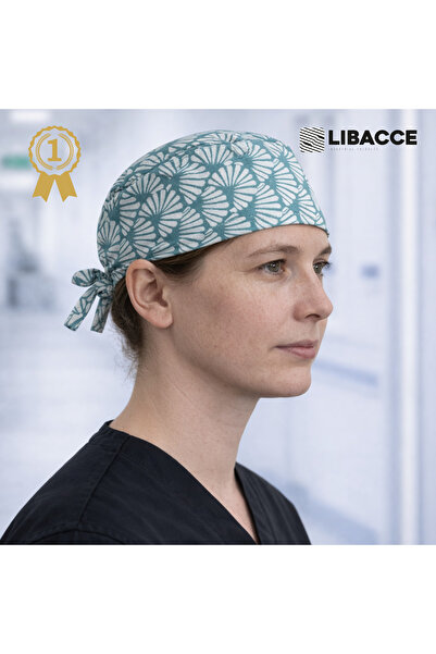 Libacce Industrial Products Unisex Yeşil Deniz Kabuğu Desenli Hastane Doktor ...