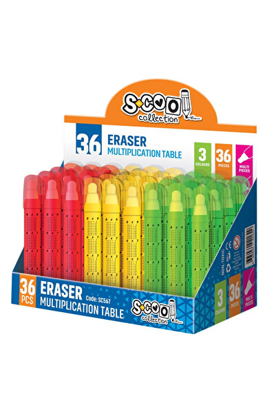 OEM Eraser with multiplication table