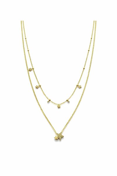 Venus Design قلادة نجمة فولاذية مكونة من قطعتين