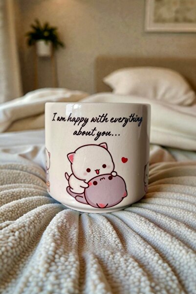 DVOYAGE Everyday Love- Cute Couple Cup (230 ml) Valentine's Day Gift!