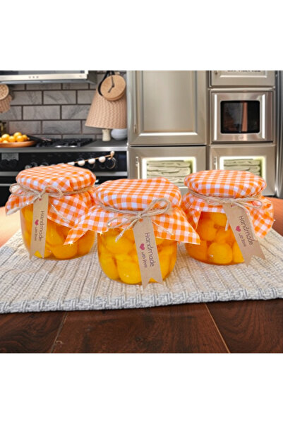 Mumelia Candles Ananas Reçeli Jel Mum Cam Kavanoz ,%100 Soyawax El Yapımı, Ma...