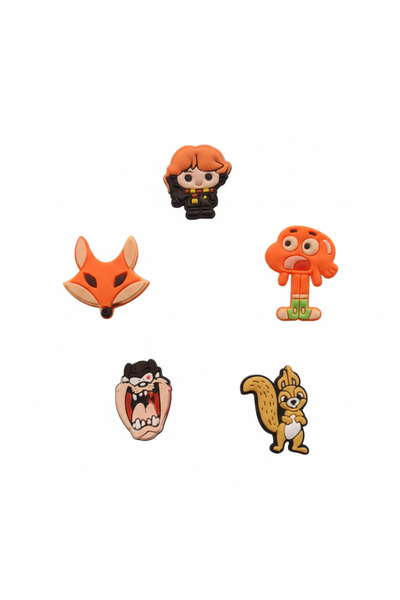 Otto Common 5 pcs Colorful Shoe Charms Set – Fun Decorative Accessories for C...