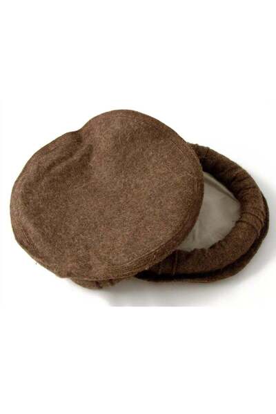 Mirfa Chitrali Pakol Handmade Cap - Brown