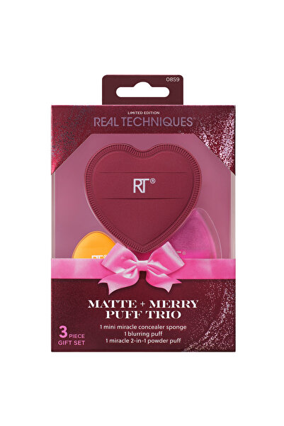 Real Techniques Matte And Merry Puff Trio
