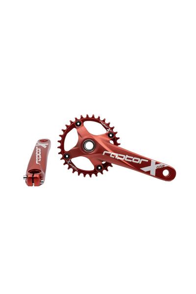 BİKE SKY RAPTOR 32T KIRMIZI Tekli Aynakol – MTB Dağ Bisikleti Krank, Alüminyum,