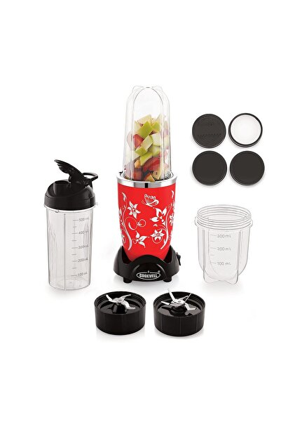 COOKWELL Nutri Blender (3 Jar 2 Blade, Red)