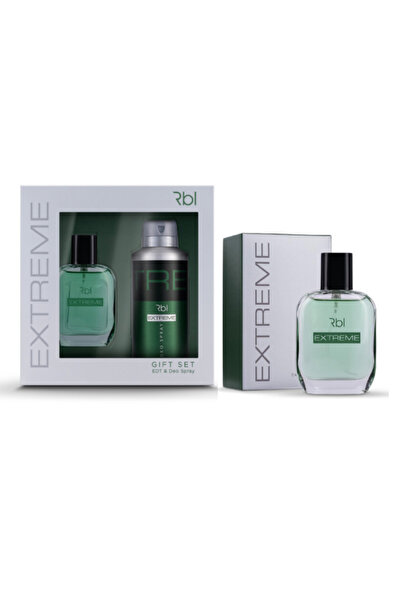 Rebul Extreme EDT Erkek Parfüm 100 ML (50+50) + 150 ML Deodorant Seti