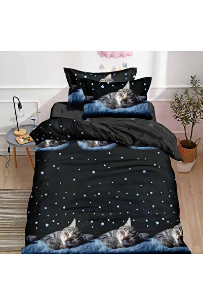 OEM Bed linen with elastic for 1 person bed, 4 pieces, Finet, DREAM-1562