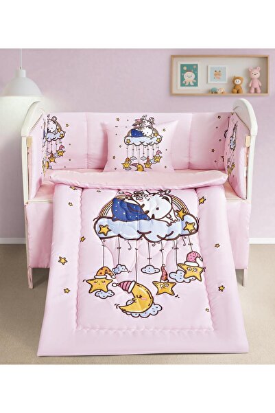 NAJMA 5-piece summer baby crib bumper cover set to give your child comfort fr...