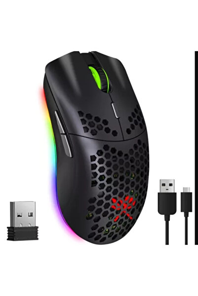 Selgot Wireless Gaming Mouse, Dunmoon, USB 2.0, Black Color