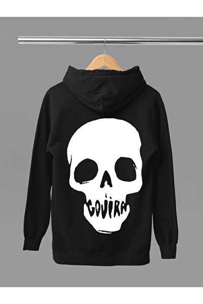 MAGORS Hanorac rock cu glugă, cu mânecă lungă, din bumbac imprimat GOJIRA, cu...