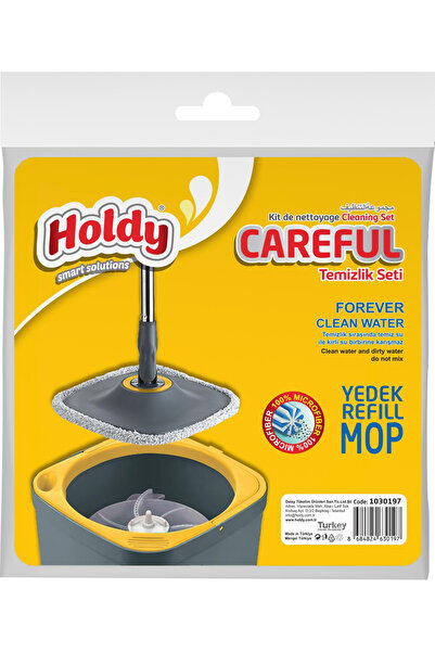 Holdy Careful Yedek Mop – %100 Mikrofiber Temizlik Bezi