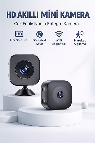 Dimute Shop 1080P HD Mini WiFi IP Kamera İç Mekan Güvenlik ve Bebek Kamerası ...