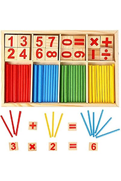 Generic Counting Number Blocks and Sticks | Montessori Toys for Kids Learning|