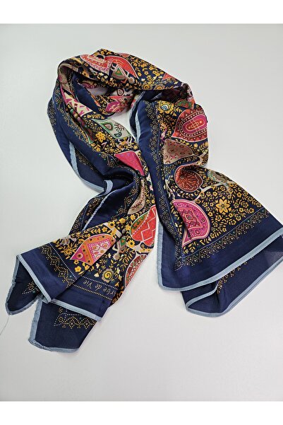 tomrisboutique Luxury Voile Silk Shawl Hijab Foulard Scarf Shawl Venus Patter...