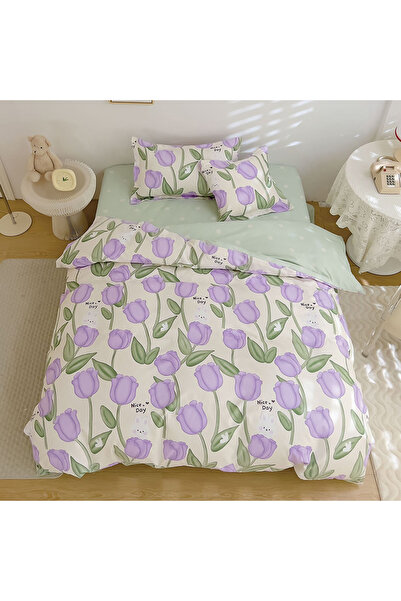 OEM Bed linen with elastic for 1 person bed, 4 pieces, Finet, DREAM-1623