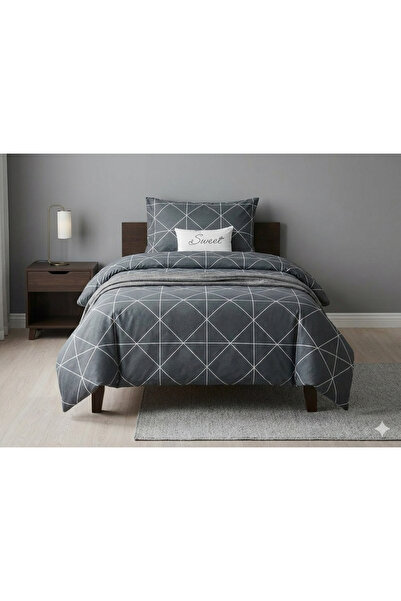 KAAN PREMIUM SET DE PLAPUMĂ CU MODEL BAKLAVA PENTRU O PERSONĂ, HUSĂ DE PERNĂ ...