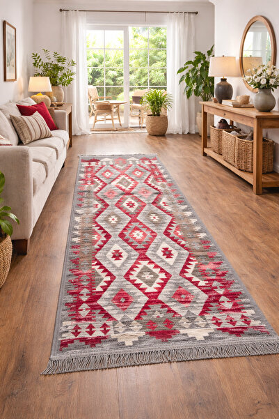 OEMN Rustic style rug, reversible, size 80x300 cm, multicolor, GR300