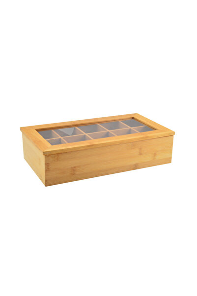 Perfect Home Tea filter storage box with 10 compartments