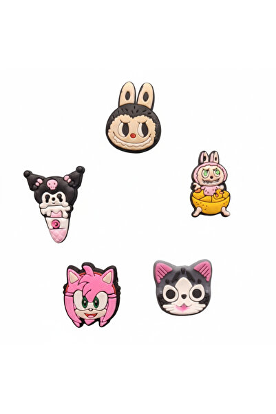 Otto Common 5 pcs Colorful Shoe Charms Set – Fun Decorative Accessories for C...