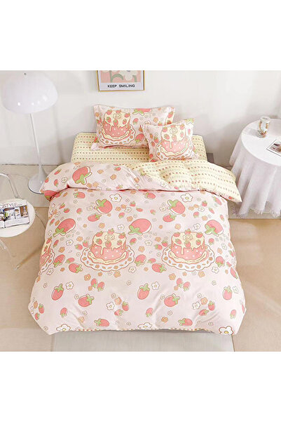 OEM Bed linen with elastic for 1 person bed, 4 pieces, Finet, DREAM-1618