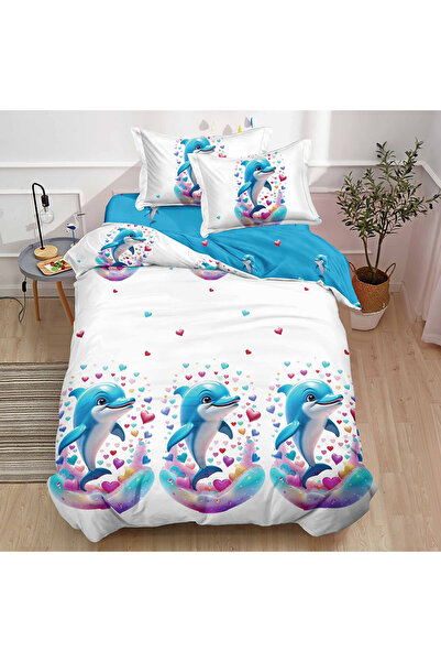 OEM Bed linen with elastic for 1 person bed, 4 pieces, Finet, DREAM-1587