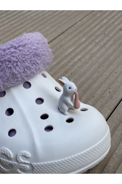 YuccaCo Accessorize Your Life Tavşanlı Terlik Süsü 3D/Tavşanlı Terlik Jibbtiz...
