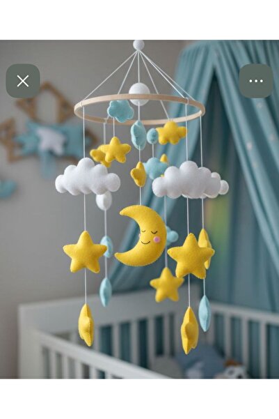 hobiimobiii Bebek belik süsü keçe dönence (MÜZİKLİ) ay dede yıldız