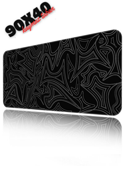 Sarftech Darkblack Speed Fast Surface Non-Slip Base Gaming Player Mouse Pad G...