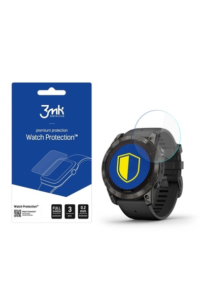 3MK FlexibleGlass Lite Screen Protector for Garmin Fenix 7X Pro, Transparent