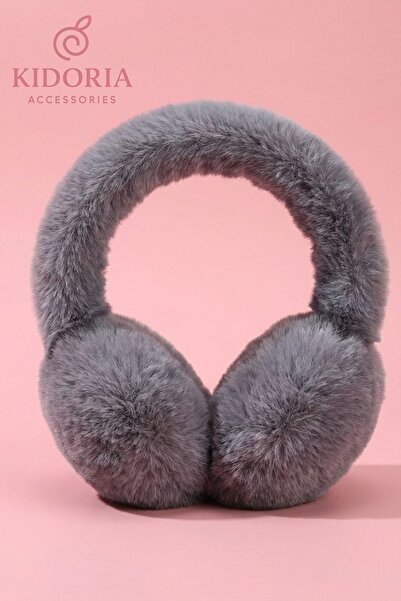 Kidoria Yumuşak Peluş Kulaklık - Yetişkin ve Çocuk Uyumlu Kışlık Kulak Isıtıcı