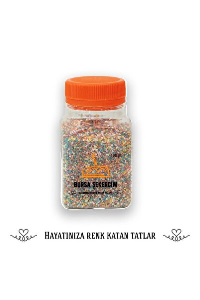 şekers hayatınıza renk katan tatlar Karışık Sanding Şeker 100GR