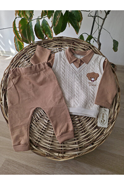 Babyim Vest Set 2-Piece Baby Set 100% Cotton Comfortable Fit for Daily Use