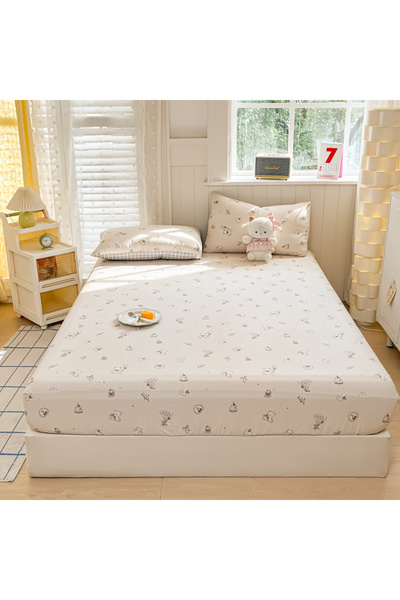 FIONNA.RO 100% Cotton Ranforce Duvet Cover With Elastic And Pillowcases 160x2...