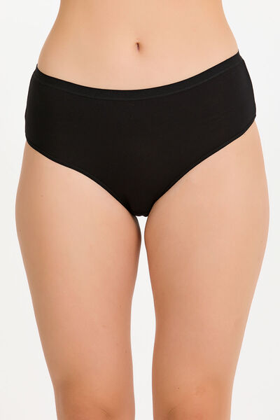 İlke 12 Pieces, Bamboo, Non-Marking Bato Panties, High Waist, 92% Bamboo & 8%...