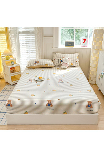 FIONNA.RO 100% Cotton Ranforce Cover With Elastic And Pillowcases 160x200cm -...