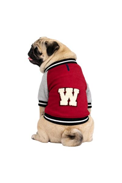 GedyCo W COLLECTION - BORDO-GRİ KOLEJ CEKET