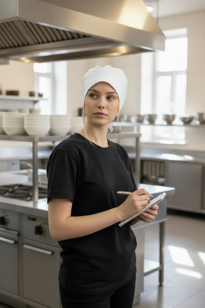 canan erman dolunay iş güvenliği ekipmanları Aşçı Chef Bonesi Alpaka Kumaş